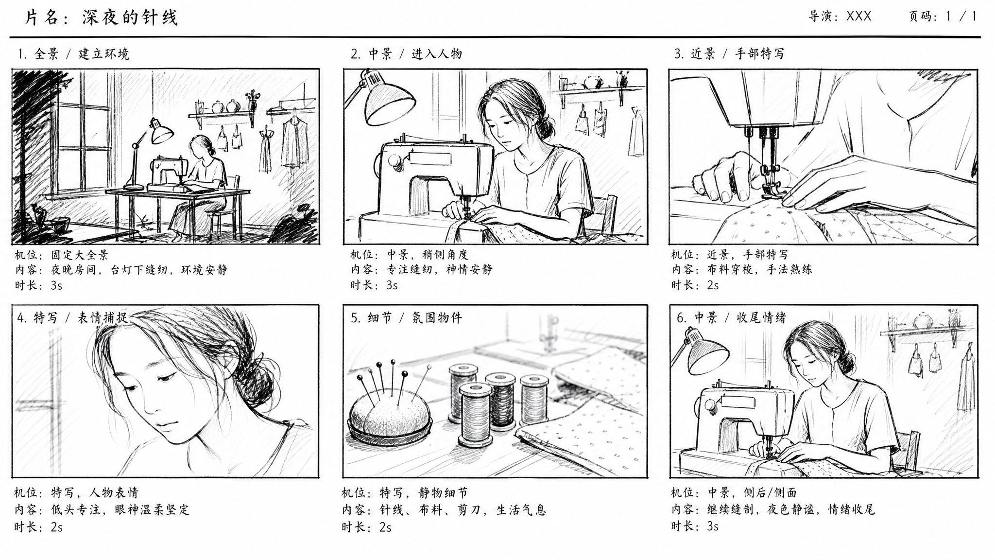 许明月角色短片分镜表